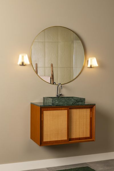 Lucide KORGIS - Nástenné svietidlo Kúpeľňové - LED - 1x10W 3000K - IP44 - Transparent